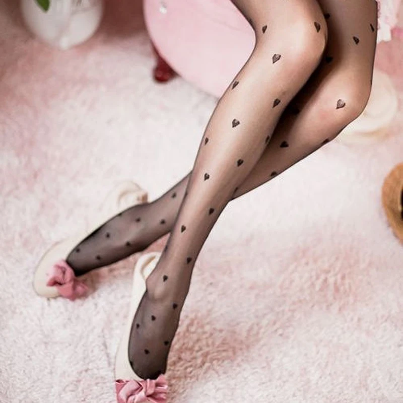 Ladies Women Female Stylish Pretty Heart Pattern Jacquard Sexy Stockings Pantyhose Tights 0341
Ladies Women Female Stylish Pretty Heart Pattern Jacquard Sexy Stockings Pantyhose Tights 0341