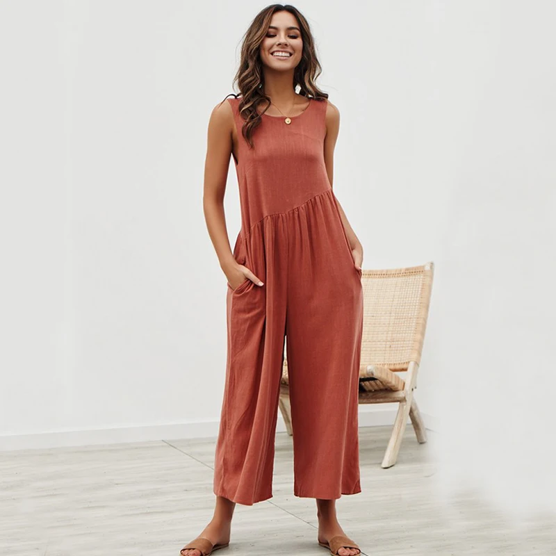 Women Chiffon Overalls Summer Sleeveless Wide Leg Jumpsuit holiday beach Tube overalls Bohemian Backless playsuit Casual Rompers
Women Chiffon Overalls Summer Sleeveless Wide Leg Jumpsuit holiday beach Tube overalls Bohemian Backless playsuit Casual Rompers