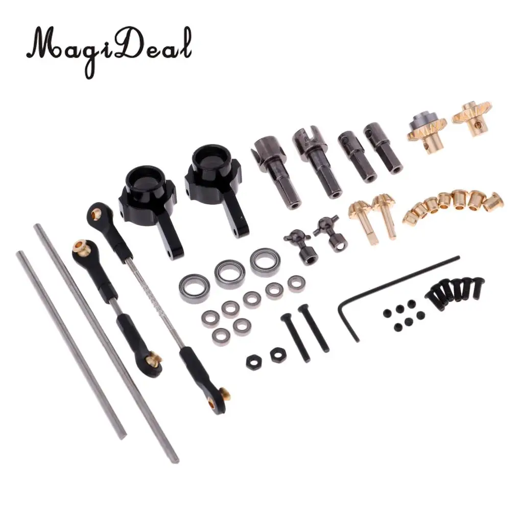 Upgrade OP Fittings Full Metal Accessories For WPL B14 B24 C14 C24 WPL Accesorios RC Car Parts 4WD/ 6WD Set