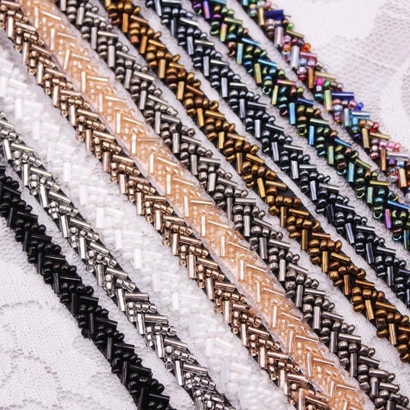 0.9M High Quality Beautiful Lace Ribbon with beads Tape Lace Trim DIY Embroidered For Sewing clothes Decoration lace fabric
0.9M High Quality Beautiful Lace Ribbon with beads Tape Lace Trim DIY Embroidered For Sewing clothes Decoration lace fabric