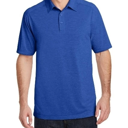 Port Authority K574 Digi Heather Performance Polo True Royal Blue - Small (1)