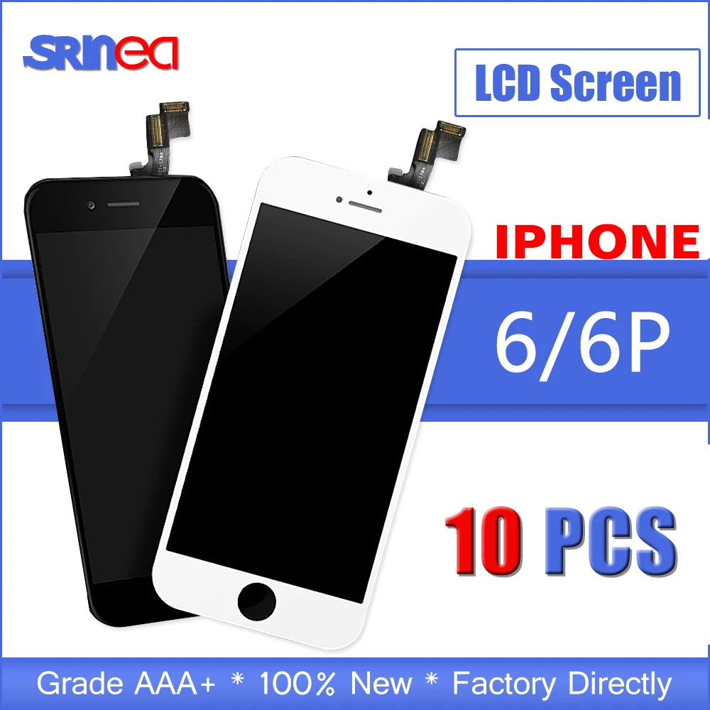 10PCS AAA Quality Tested LCD Screen For iPhone 6 Plus 6 LCD Display Touch Digitizer Assembly Apple i Phone 6p 6plus Replacement
10PCS AAA Quality Tested LCD Screen For iPhone 6 Plus 6 LCD Display Touch Digitizer Assembly Apple i Phone 6p 6plus Replacement
