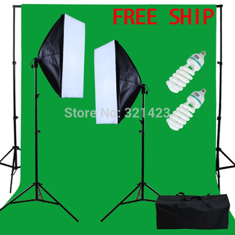 photographic equipment New Studio 150W Continuous Lighting kit with 3x2m Green backdrop
photographic equipment New Studio 150W Continuous Lighting kit with 3x2m Green backdrop