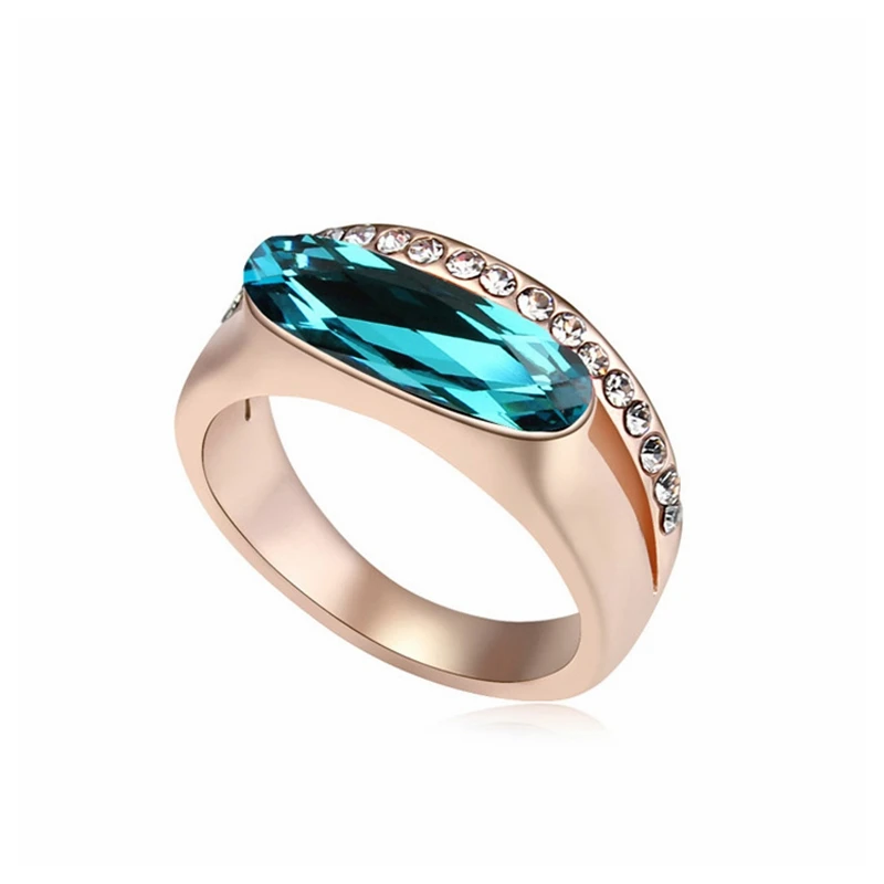Women Ring Vintage Retro Luxury Exaggerated Wedding Blue Rings Female Statement Jewelry embellished with Crystal from Swarovski
Women Ring Vintage Retro Luxury Exaggerated Wedding Blue Rings Female Statement Jewelry embellished with Crystal from Swarovski