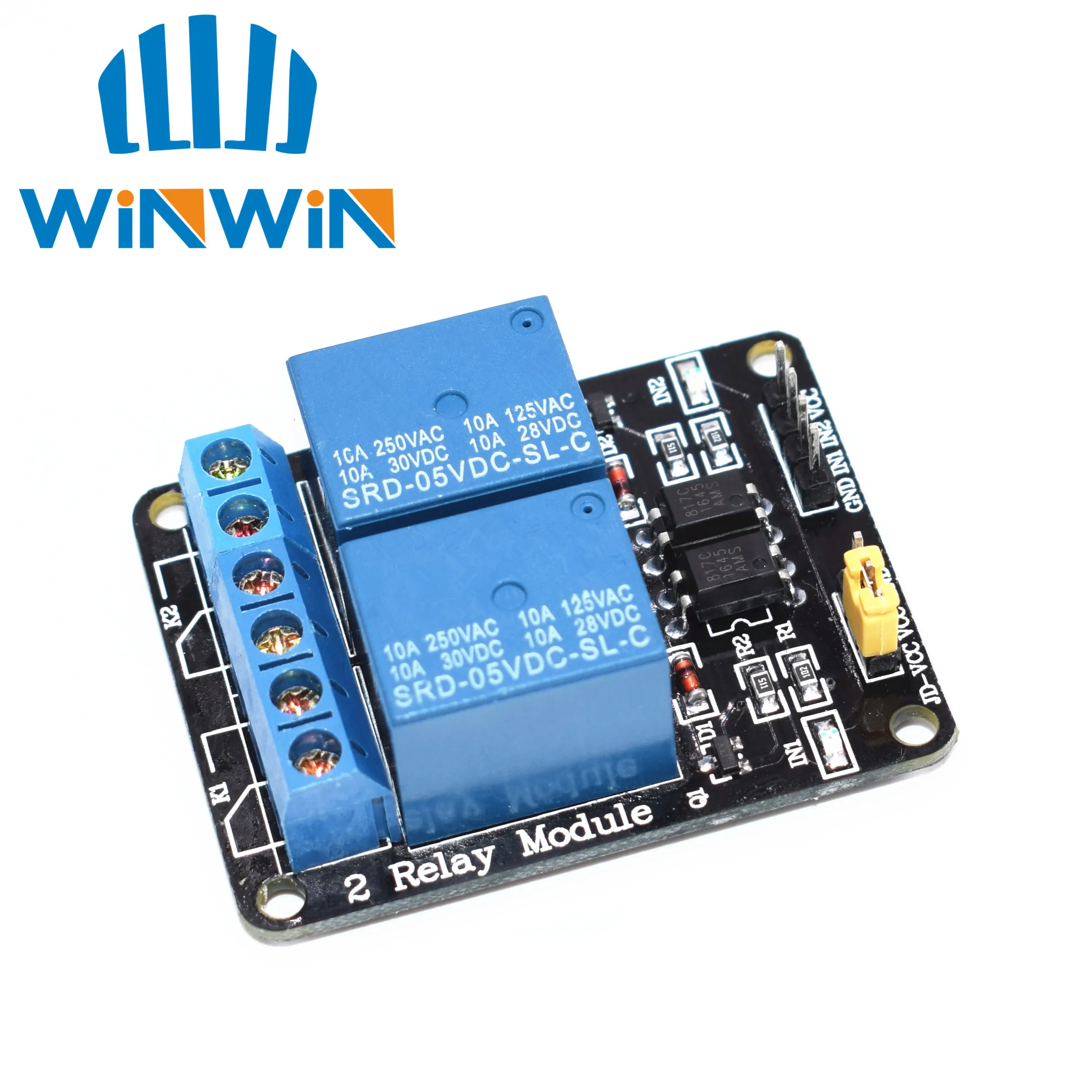 1PCS 2-channel New 2 channel relay module relay expansion board 5V low level triggered 2-way relay module
1PCS 2-channel New 2 channel relay module relay expansion board 5V low level triggered 2-way relay module