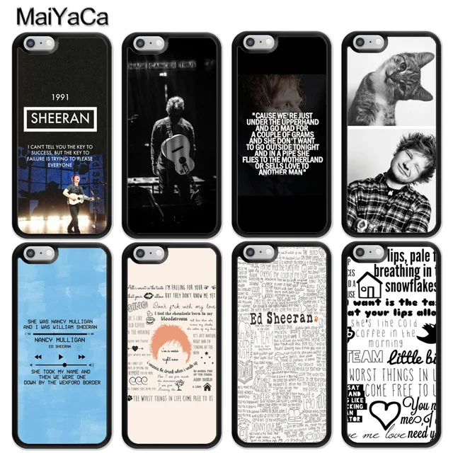 MaiYaCa Ed Sheeran Quotes for Samsung S3 S4 S5 S6 S7 S8 S9 plus edge Note 3 4 5 7 8 Black Soft Shell Phone Case Rubber Silicone
MaiYaCa Ed Sheeran Quotes for Samsung S3 S4 S5 S6 S7 S8 S9 plus edge Note 3 4 5 7 8 Black Soft Shell Phone Case Rubber Silicone