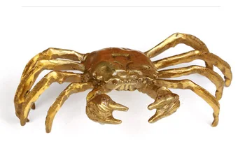A copper ornaments Zhaocai crab harmony Home Furnishing decoration crafts home town of evil
A copper ornaments Zhaocai crab harmony Home Furnishing decoration crafts home town of evil