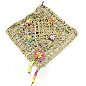 2018 Newest Natural Straw Bird Braided Climbing Net Loofah Sponge Brushed Chewable Toy For Small Medium Large Parrots Accessory
2018 Newest Natural Straw Bird Braided Climbing Net Loofah Sponge Brushed Chewable Toy For Small Medium Large Parrots Accessory