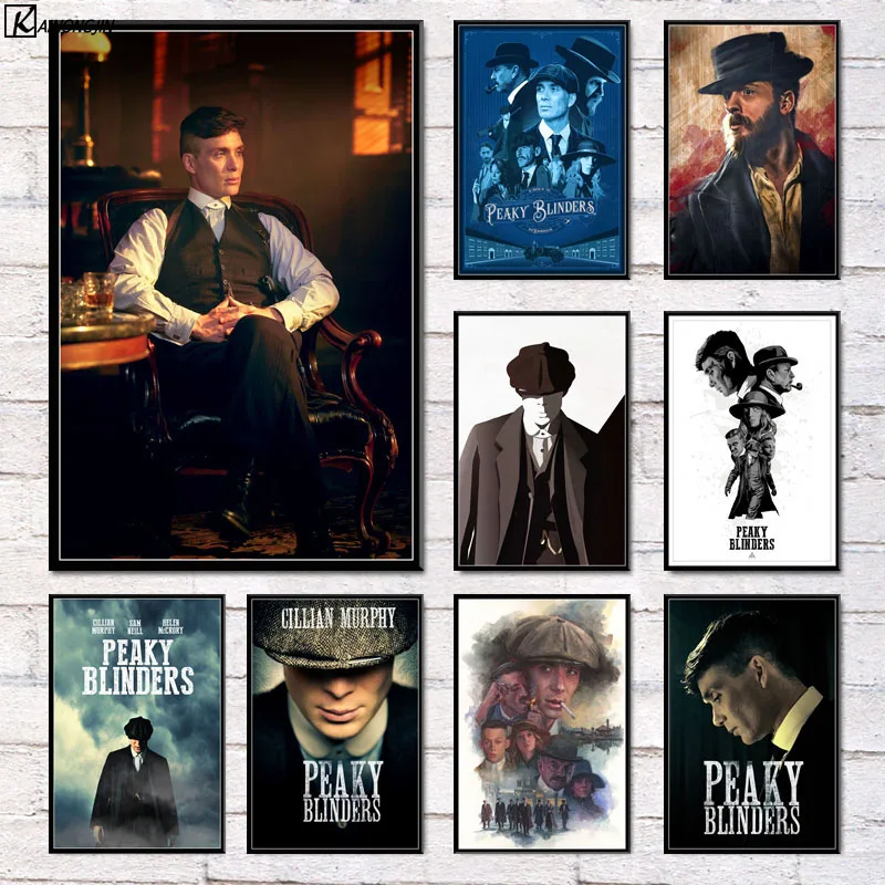 Peaky Blinders Art Poster Hot TV Series Show Posters and Prints Wall Picture Canvas Painting Home Decoration
Peaky Blinders Art Poster Hot TV Series Show Posters and Prints Wall Picture Canvas Painting Home Decoration