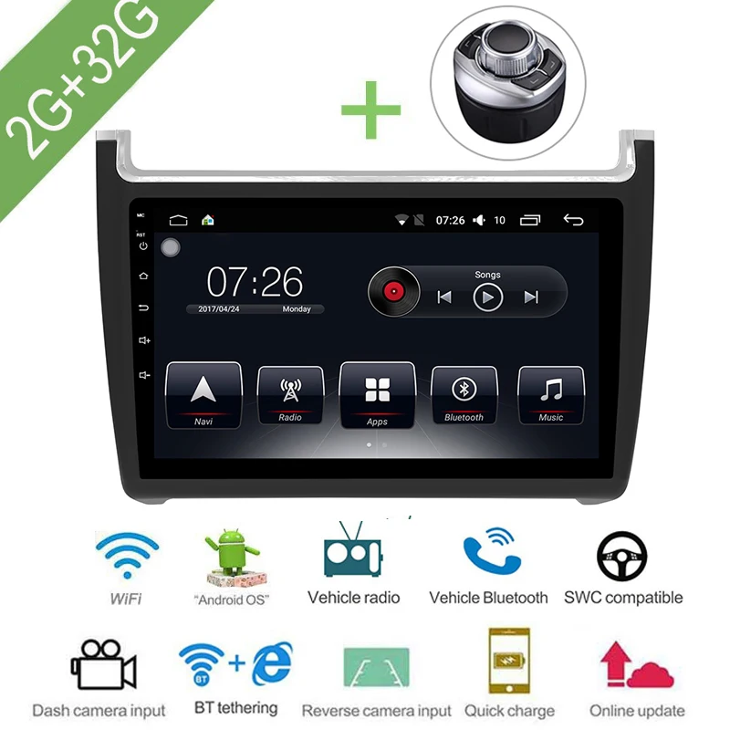 Car Multimedia player 1 Din Android 7.1 Car DVD For VW/Volkswagen polo 2015-2018 9" 2G/32G touch screen car Radio GPS
Car Multimedia player 1 Din Android 7.1 Car DVD For VW/Volkswagen polo 2015-2018 9" 2G/32G touch screen car Radio GPS