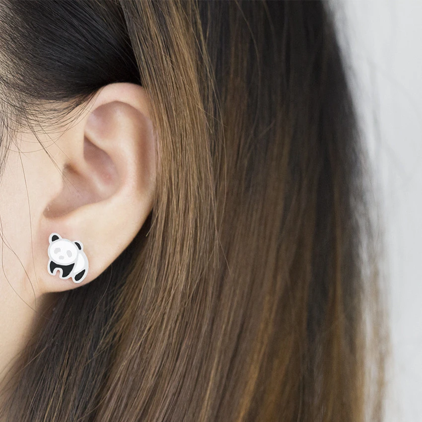 Cute Bear Earrings For Women Aretes De Mujer 2018 Fashion Jewelry Stainless Steel Gold Silver Panda Stud Earrings For Kids Gifts
Cute Bear Earrings For Women Aretes De Mujer 2018 Fashion Jewelry Stainless Steel Gold Silver Panda Stud Earrings For Kids Gifts