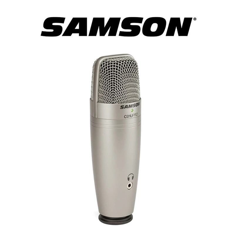 Конденсаторный микрофон Samson C01U Pro студийный USB с мониторингом в режиме реального