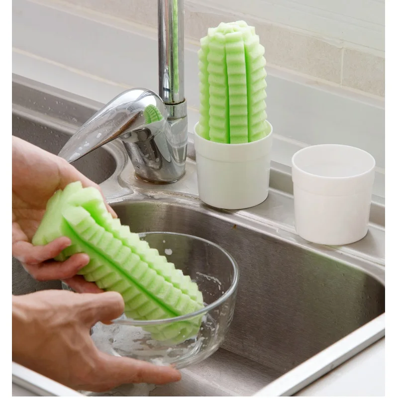 Creative Cactus Cleaning Magic Sponge Eraser Cup Brush Glass Cleaning Brush With Flowerpot
Creative Cactus Cleaning Magic Sponge Eraser Cup Brush Glass Cleaning Brush With Flowerpot