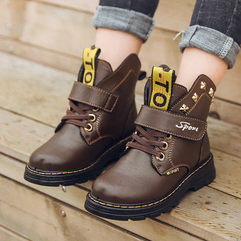 7Y 8Y 9Y 14Y Winter Martin Boots for Boys Children Genuine Leather Boots Fashion Plush Warm Non-slip Rubber Ankle Boots for Kids
7Y 8Y 9Y 14Y Winter Martin Boots for Boys Children Genuine Leather Boots Fashion Plush Warm Non-slip Rubber Ankle Boots for Kids