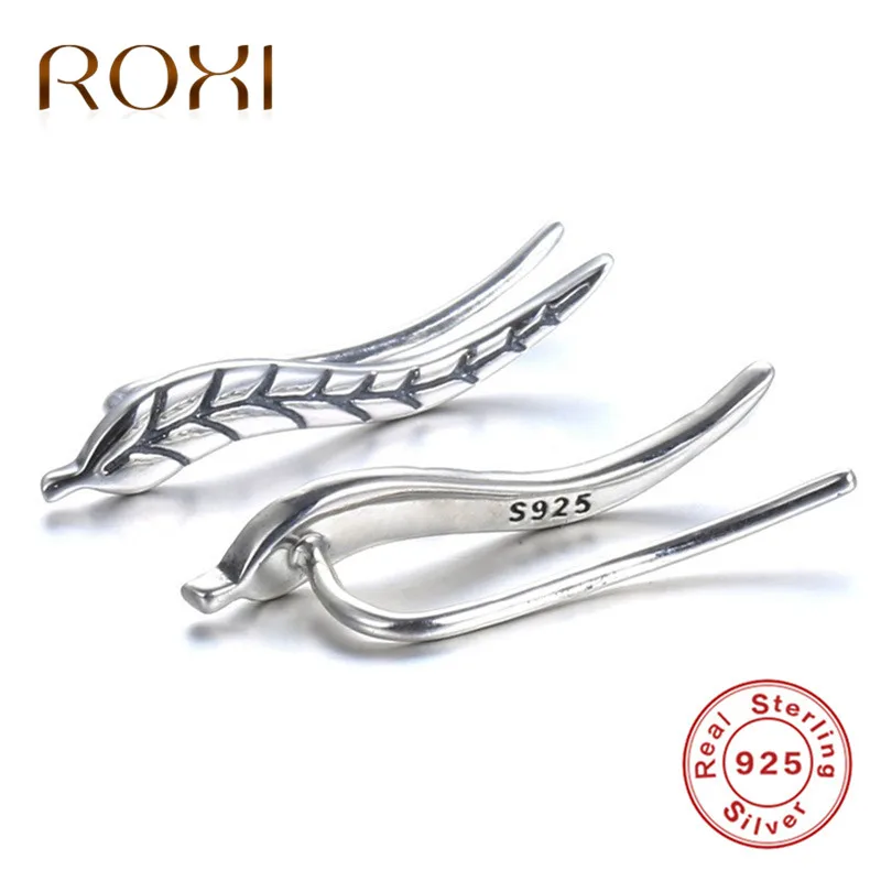 ROXI 925 Sterling Silver Stud Earrings Pierced Clip on Stud Earrings For Women Elegant Leaf Earring Fine Jewelry pendientes
ROXI 925 Sterling Silver Stud Earrings Pierced Clip on Stud Earrings For Women Elegant Leaf Earring Fine Jewelry pendientes