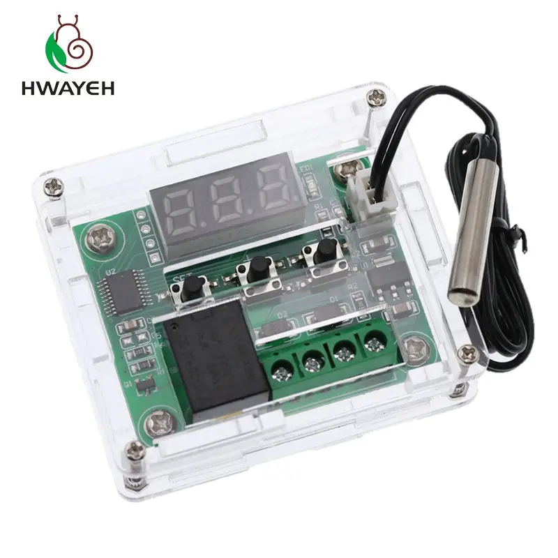 W1209 DC12V heat cool temp thermostat temperature control switch temperature controller thermometer thermo controller W1209 Case
W1209 DC12V heat cool temp thermostat temperature control switch temperature controller thermometer thermo controller W1209 Case