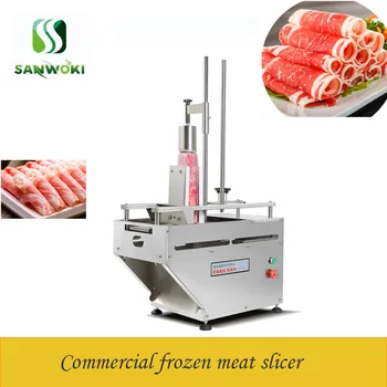 Multifunctional 220v single volume Commercial Frozen Meat Slicer Meat Cutting Machine with thickness adjustable Meat Slicer
Multifunctional 220v single volume Commercial Frozen Meat Slicer Meat Cutting Machine with thickness adjustable Meat Slicer