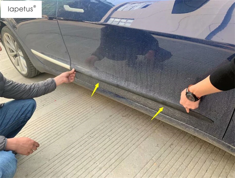 Lapetus Accessories Fit For Tesla Model 3 2018 2019 Outside Door Body Molding Bottom Strip Cover Trim / Chrome Carbon Fiber Look
Lapetus Accessories Fit For Tesla Model 3 2018 2019 Outside Door Body Molding Bottom Strip Cover Trim / Chrome Carbon Fiber Look
