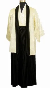 Free Shipping Beige Japanese Men's Warrior Kimono Haori Vintage Yukata With Obi Stage Performance Costume One Size JK052
Free Shipping Beige Japanese Men's Warrior Kimono Haori Vintage Yukata With Obi Stage Performance Costume One Size JK052