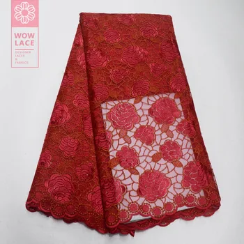 New Fashion Style African Mesh Tulle Lace In Red Color Guinea Bridal Wedding Party Dresses Stones Guipure Voile Lace Material
New Fashion Style African Mesh Tulle Lace In Red Color Guinea Bridal Wedding Party Dresses Stones Guipure Voile Lace Material