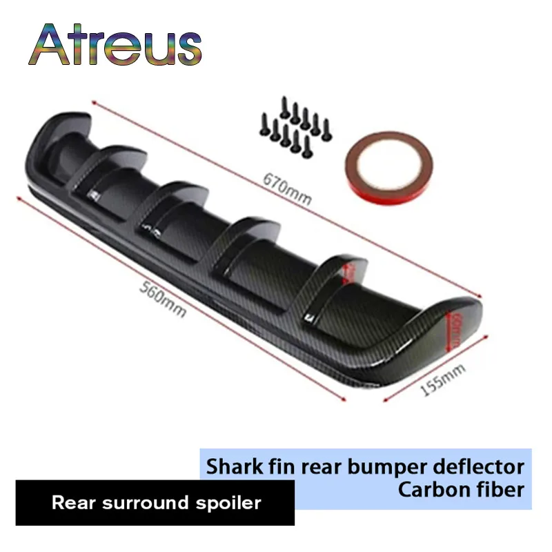 Atreus Universal Car Rear Bumper ABS Stickers for Abarth Fiat BMW E60 E36 E34 E90 F30 F10 F20 Mercedes Benz W203 W204
Atreus Universal Car Rear Bumper ABS Stickers for Abarth Fiat BMW E60 E36 E34 E90 F30 F10 F20 Mercedes Benz W203 W204