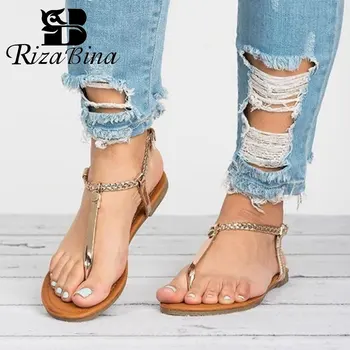 RizaBina Plus Size 34-48 Women Sandals Comfortable Summer Vacation Beach Flats Shoes Simple Buckle Soft Bottom Women Footwear
RizaBina Plus Size 34-48 Women Sandals Comfortable Summer Vacation Beach Flats Shoes Simple Buckle Soft Bottom Women Footwear