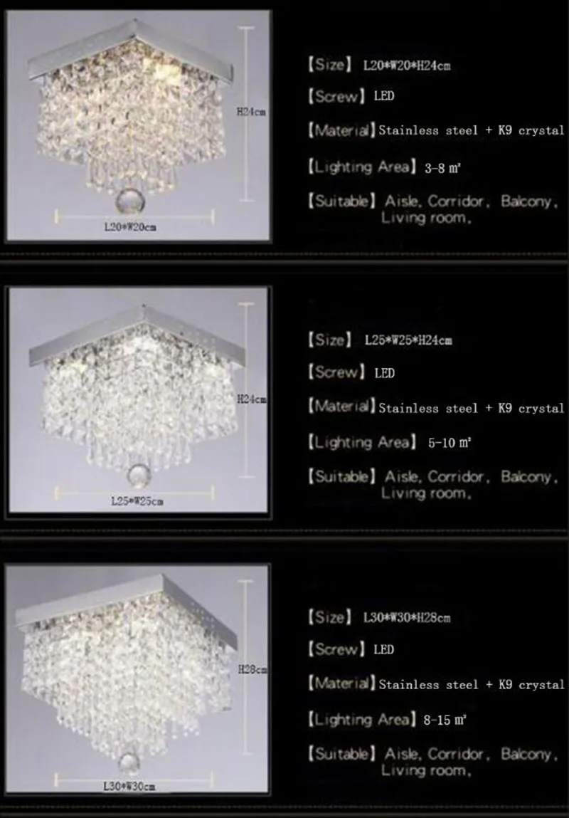 Fshion square crystal led lamp HTB1JGUfRwHqK1RjSZFEq6AGMXXau.jpg - Fshion square crystal led lamp