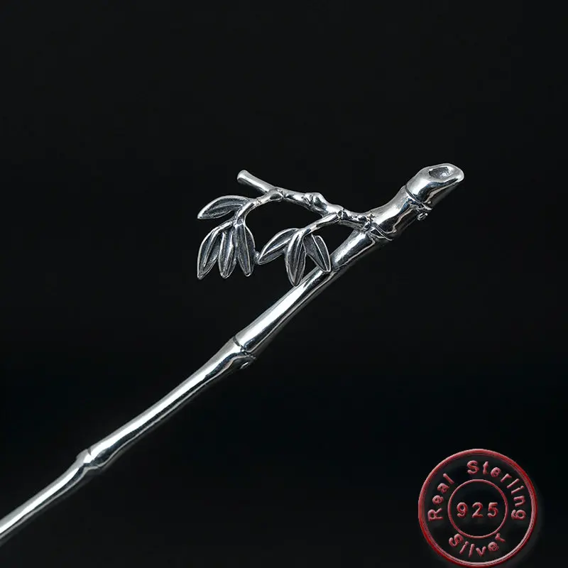 Amxiu Handmade 925 Sterling Silver Hairpins Long Hair Jewelry Bamboo Hair Sticks
Amxiu Handmade 925 Sterling Silver Hairpins Long Hair Jewelry Bamboo Hair Sticks