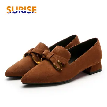 British Bowtie Women Loafers Faux Suede Pointed Toe Flats Flock Casual Office Moccassins Slip-on Oxford Metal Bowknot Lady Shoes
British Bowtie Women Loafers Faux Suede Pointed Toe Flats Flock Casual Office Moccassins Slip-on Oxford Metal Bowknot Lady Shoes