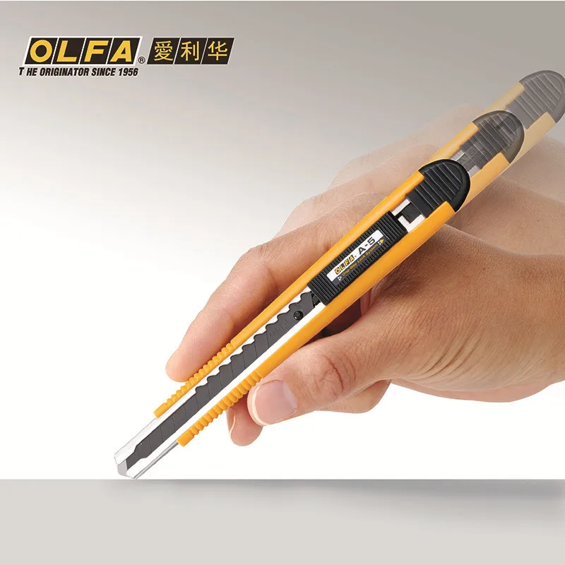 OLFA ellihua Japanese original imported tool A-1/2/3/5 household knife standard knife for daily knife
OLFA ellihua Japanese original imported tool A-1/2/3/5 household knife standard knife for daily knife