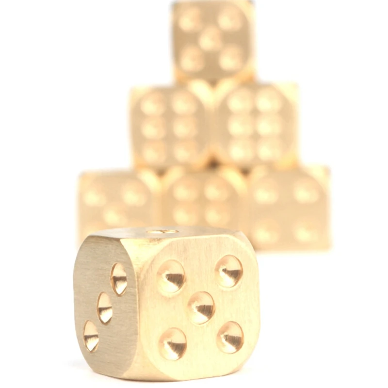 Solid Brass Enjoy Leisure Time/Holiday Party Game Entertainment Playing Dice Copper Alloy Club Bar Entertainment Accessories
Solid Brass Enjoy Leisure Time/Holiday Party Game Entertainment Playing Dice Copper Alloy Club Bar Entertainment Accessories