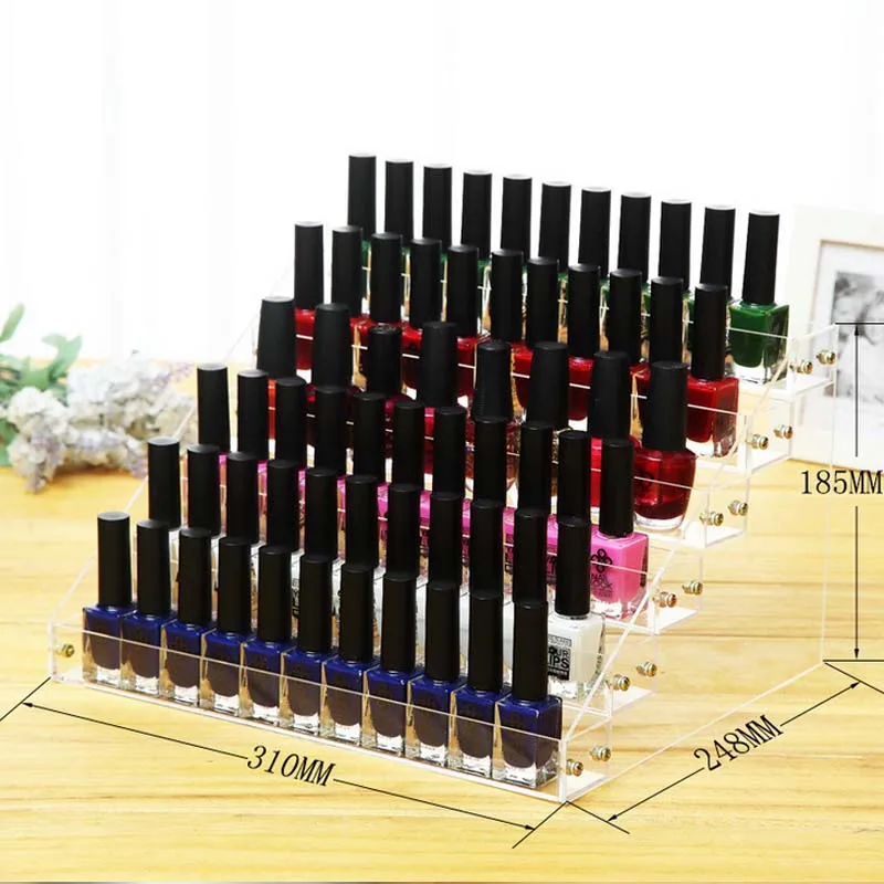 New Arrival 6 Layers Clear Acrylic Nail Polish Rack Storage Display Shelf Nail Polish Mascara Eyeliner Lipstick Organizer
New Arrival 6 Layers Clear Acrylic Nail Polish Rack Storage Display Shelf Nail Polish Mascara Eyeliner Lipstick Organizer