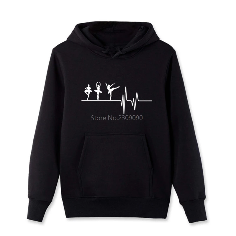 New Spring autumn Heartbeat Ballet sweatshirts Men Fleece Cotton Fashion Funny Dance Hoodiess Men/women Hip Hop Tops
New Spring autumn Heartbeat Ballet sweatshirts Men Fleece Cotton Fashion Funny Dance Hoodiess Men/women Hip Hop Tops