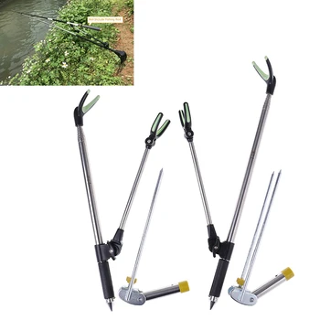 1.7/2.1M Adjustable Fishing Holder Aluminium Fishing Rod Pole Rack V Holder Bracket Support Stand Fishing Tool
1.7/2.1M Adjustable Fishing Holder Aluminium Fishing Rod Pole Rack V Holder Bracket Support Stand Fishing Tool