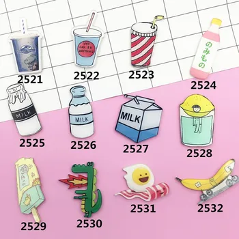 12 PC Cartoon Drinks Milk Dinosaur Brooch Acrylic Pin Badges Icons on The Backpack Medal Decoration Badge for Clothing
12 PC Cartoon Drinks Milk Dinosaur Brooch Acrylic Pin Badges Icons on The Backpack Medal Decoration Badge for Clothing