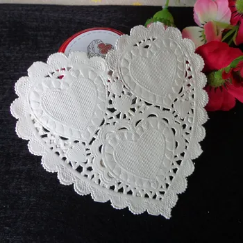 100pcs Creative Craft 4" Inch Heart White Paper Lace Doilies Cake Placemat Party Wedding Gift Decoration Craft Paper Gifts
100pcs Creative Craft 4" Inch Heart White Paper Lace Doilies Cake Placemat Party Wedding Gift Decoration Craft Paper Gifts