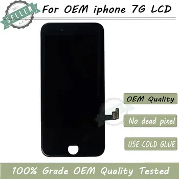 OEM For LCD iPhone 7G Display Touch Screen Digitizer Assembly Replacement No Spots 4.7" Display With 3D Touch Function 5pcs/lot 
OEM For LCD iPhone 7G Display Touch Screen Digitizer Assembly Replacement No Spots 4.7" Display With 3D Touch Function 5pcs/lot
