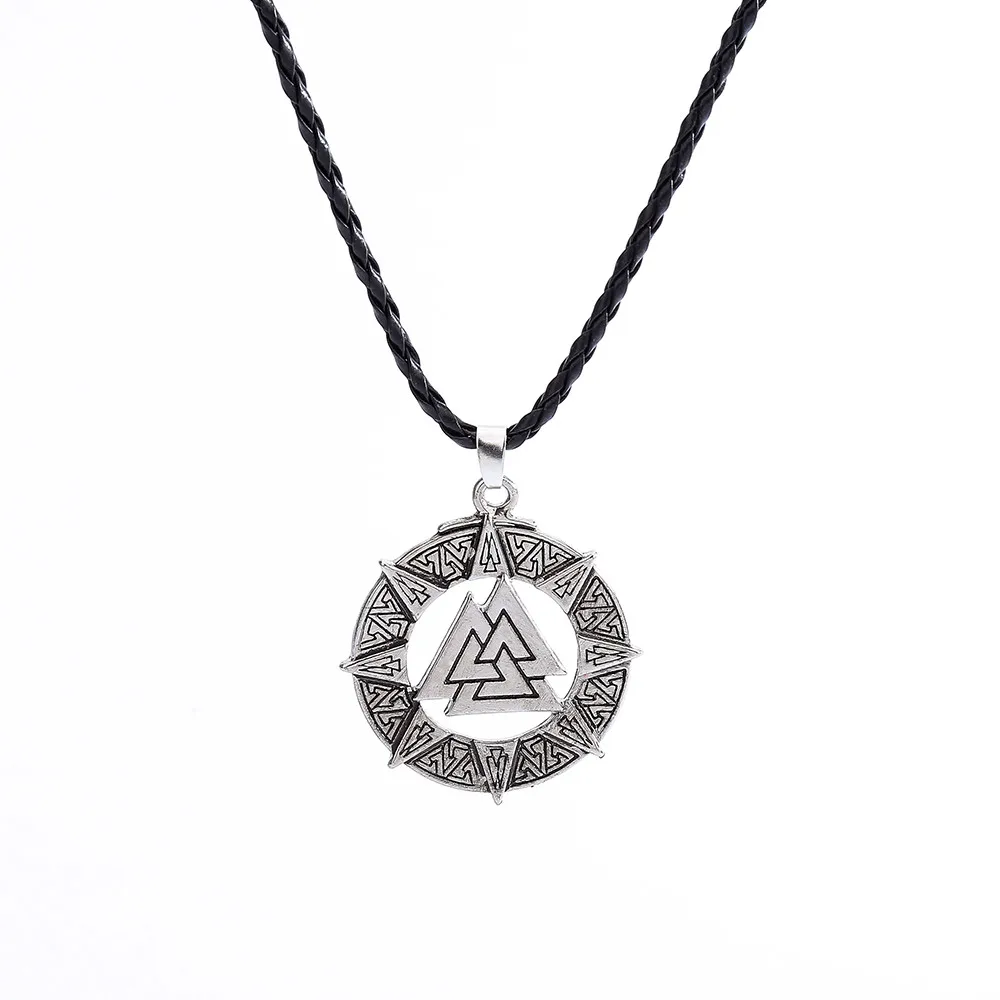 Slavic Norway Valknut Pagoda Amulet Pendant Men Necklace Jewelry Viking Odin Is Symbol Of The Norse Viking Warrior Stylish L0606
Slavic Norway Valknut Pagoda Amulet Pendant Men Necklace Jewelry Viking Odin Is Symbol Of The Norse Viking Warrior Stylish L0606