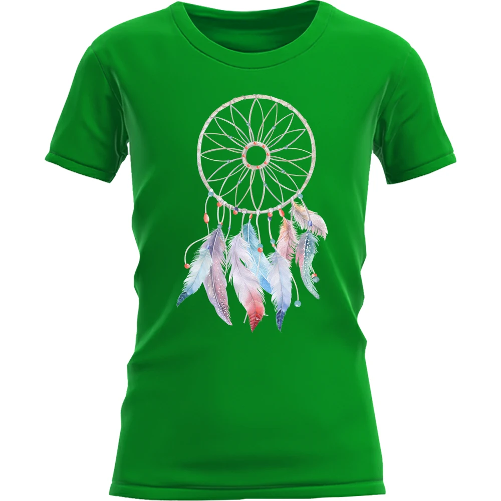 Trendy 2019 Feather Dreamcatcher Print T Shirt Femme Summer Short Sleeve O'neck Tshirt 100% Pure Cotton Casual Women Tee Shirts
Trendy 2019 Feather Dreamcatcher Print T Shirt Femme Summer Short Sleeve O'neck Tshirt 100% Pure Cotton Casual Women Tee Shirts