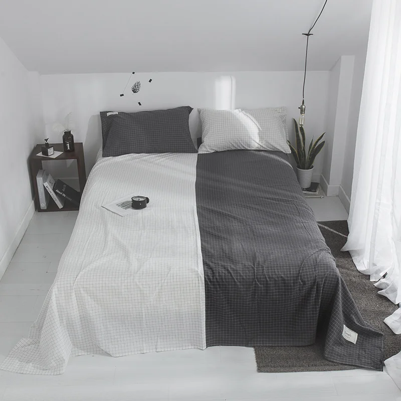 Black And White Mosaic Pattern Cottotn Bedding Sheet 3Pcs Bed Sheet Set For Queen Bed Letter Printed Flat Sheet With Pillowcase
Black And White Mosaic Pattern Cottotn Bedding Sheet 3Pcs Bed Sheet Set For Queen Bed Letter Printed Flat Sheet With Pillowcase