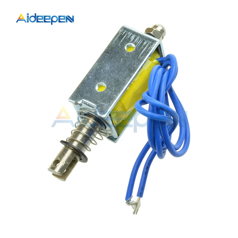 ZYE1-0530 Open Frame Style Solenoid Coil DC 12V 1A 10mm Stroke Mayitr Miniature Push Pull Type Electromagnet
ZYE1-0530 Open Frame Style Solenoid Coil DC 12V 1A 10mm Stroke Mayitr Miniature Push Pull Type Electromagnet