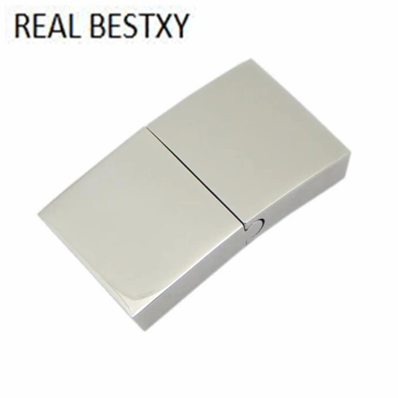 2 pcs/lot Handmade Glossy & matt color 15*3.2mm hole stainless steel flat magnetic clasps for leather bracelet making diy clasp
2 pcs/lot Handmade Glossy & matt color 15*3.2mm hole stainless steel flat magnetic clasps for leather bracelet making diy clasp