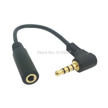 CYDZ 10pcs/lot 10cm 90 Degree Right Angled 3.5mm 4 poles Audio Stereo Male to Female Extension Cable
CYDZ 10pcs/lot 10cm 90 Degree Right Angled 3.5mm 4 poles Audio Stereo Male to Female Extension Cable