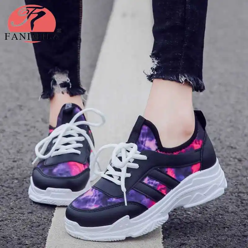 FANIMILA Mixed Colors Cross Strap Vacation Vulcanized Shoes Women Daily Fashion Air Cushion Round Toe Spring Shoes Size 35-39
FANIMILA Mixed Colors Cross Strap Vacation Vulcanized Shoes Women Daily Fashion Air Cushion Round Toe Spring Shoes Size 35-39