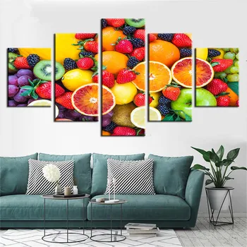 Modern Kitchen Bar Room Canvas Art 5 Pieces Lemon Apple Fruit Modular Wall Pictures For Living Room HD Prints Posters No Framed
Modern Kitchen Bar Room Canvas Art 5 Pieces Lemon Apple Fruit Modular Wall Pictures For Living Room HD Prints Posters No Framed