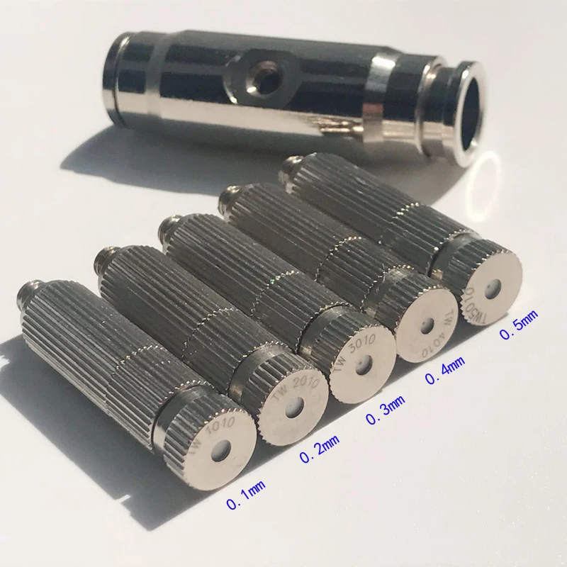 HMG1010 10 Pcs 0.1mm-0.5mmThree Stage High Pressure Misting mist nozzle Garden Water Spray Nozzles for humidification
HMG1010 10 Pcs 0.1mm-0.5mmThree Stage High Pressure Misting mist nozzle Garden Water Spray Nozzles for humidification
