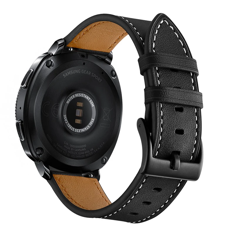 Newest Genuine Leather Watch Band for Samsung Gear Sport S2 Classic Smart Watch Band for HuaWei Watch 2 20mm Watchbands
Newest Genuine Leather Watch Band for Samsung Gear Sport S2 Classic Smart Watch Band for HuaWei Watch 2 20mm Watchbands