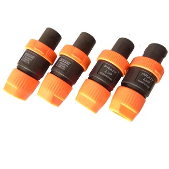 Wholesale High Quality 69mm 4pcs/lot NL4FC 4 Pole Speakon Plug Male Speaker Audio Cable Connector Orange
Wholesale High Quality 69mm 4pcs/lot NL4FC 4 Pole Speakon Plug Male Speaker Audio Cable Connector Orange