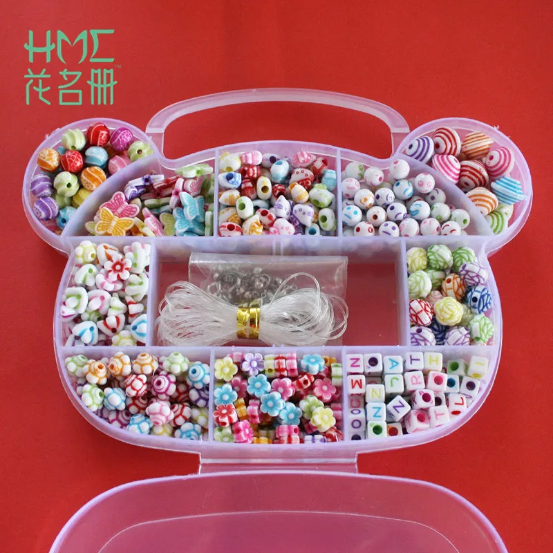 Hot Plastic DIY Plastic Acrylic Bead Kit Mixed Beads With Box Jewelry Mix Beads Necklaces Accessories For Children
Hot Plastic DIY Plastic Acrylic Bead Kit Mixed Beads With Box Jewelry Mix Beads Necklaces Accessories For Children