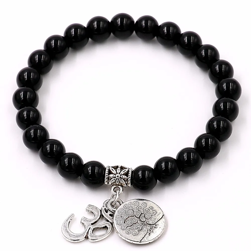 Women Bight Agate Beaded Jewelry Bracelet Tree of Life and 3D Pendent Charm Stretch Bangles Party Gift Yoga Fashionable Jewelry
Women Bight Agate Beaded Jewelry Bracelet Tree of Life and 3D Pendent Charm Stretch Bangles Party Gift Yoga Fashionable Jewelry